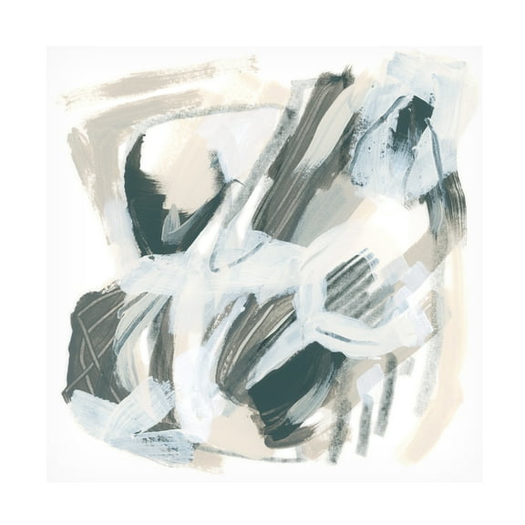 Canvas Wall Art - June Erica Vess 'Neutral Capacity III' Wall Art for Living Room, Bedroom, or Office Décor by Trademark Fine Art - 14 x 14 Inches