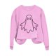 thumbnail image 2 of Ailaofu Womens Halloween Crewneck Sweatshirt Cute Long Sleeve Graphic Pullover Tops Fall Fashion Clothes, 2 of 4