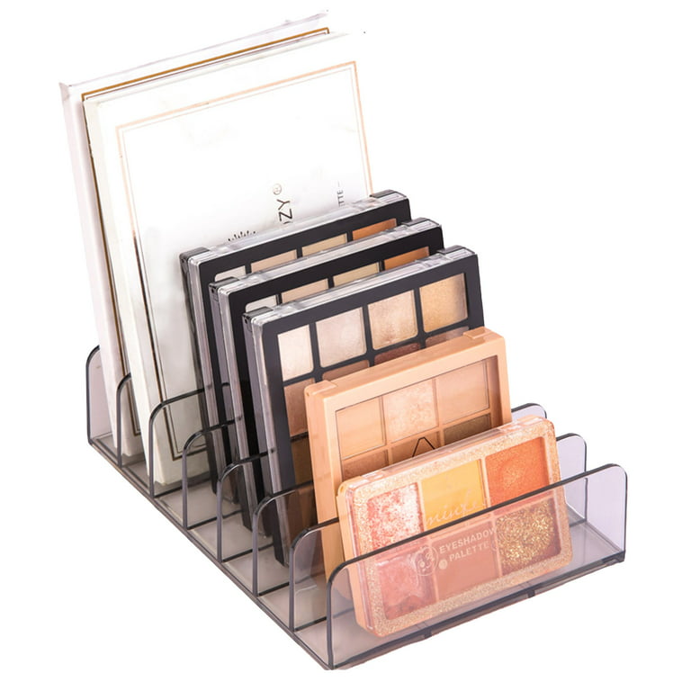 7 Compartments Eyeshadow Makeup Organizer Transparent Palette Holder Multipurpose Storage Organizer for Tabletop Drawer - Walmart.com