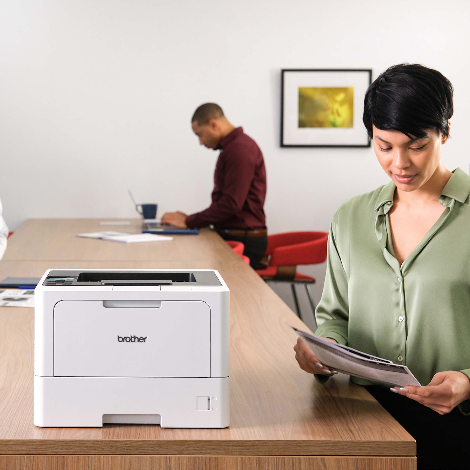 Brother HL-L5210DW Business Monochrome Laser Printer photo 8