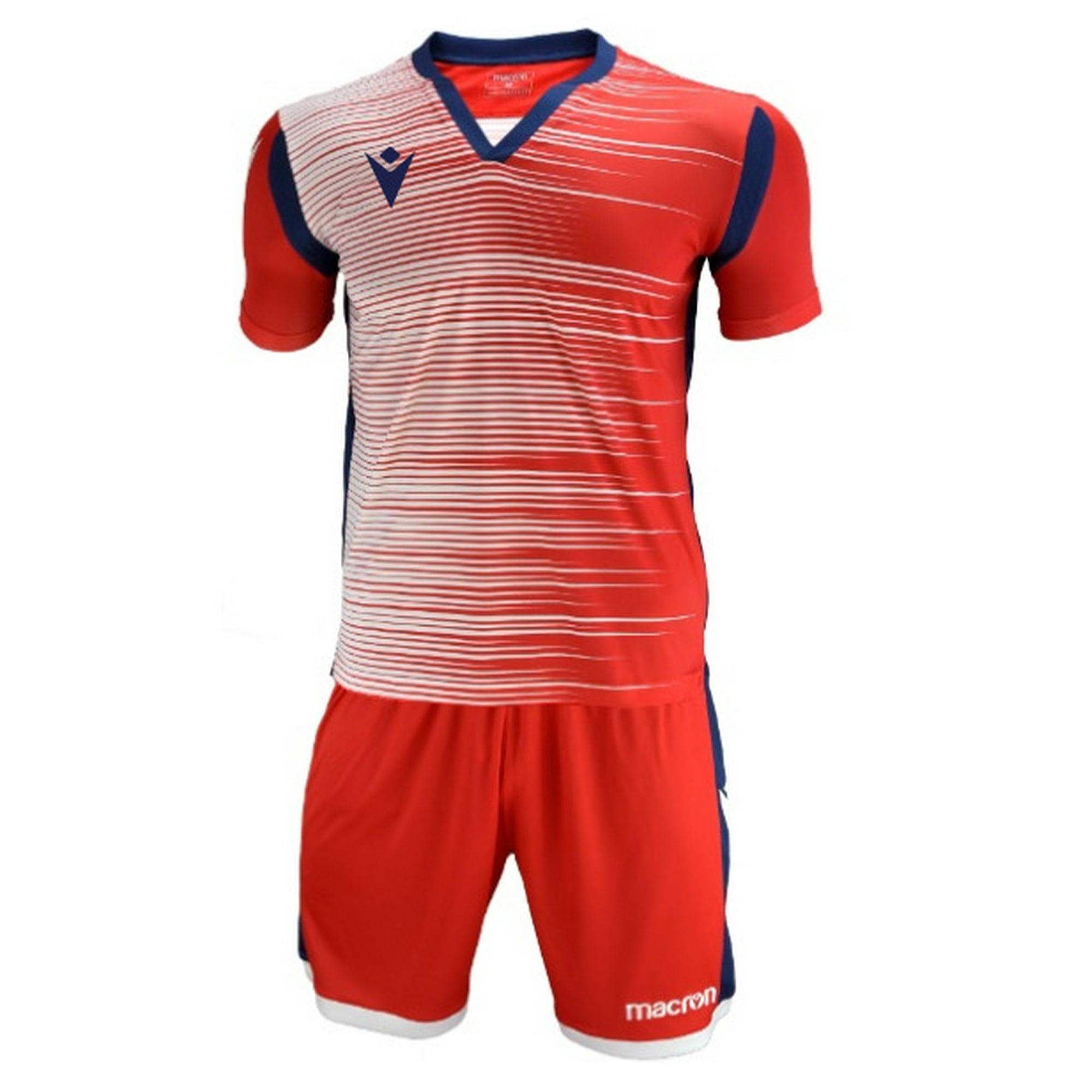 Uniforme Fútbol Napoles Hero Adulto Rojo-Blanco (Talla L)