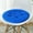 Blue, variant on Soft Short Plush Round Seat Cushion Winter Thick Padded Mat Effectively Relieves Sitting Discomfort for Home Study Dining Room Office Dorm 45cm