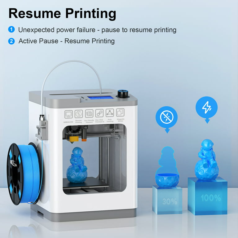 konkurrerende crack Registrering Entina Mini 3D Printers Tina 2, Fully Assembled and Auto Leveling 3D Printer  for Beginners, Removable Magnetic Platform, High Precision Printing with  PLA/PLA Pro/TPU, Printing Size 3.9x4.7x3.9 inch - Walmart.com