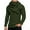 Olive Green, variant on Lovskoo Men's Sweaters Pullover Long Sleeve Shawl Collar Casual Slim Button Textured Knit Sweaters Tops Olive Green