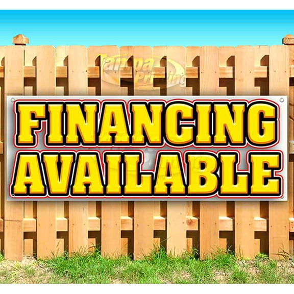 Financing Available 13 oz Vinyl Banner With Metal Grommets