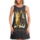 thumbnail image 1 of Easygdp 2025 Happy New Year 1 para Vestido Transpirable de Mujer, Vestido Suelto de Manga Corta con Pliegues y Bolsillos para el Verano, 1 of 7
