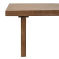 thumbnail image 4 of Christopher Knight Home 62.9" Indoor Dining Bench, 3-Person Wood Seating with Wavy Legs, 4 of 9
