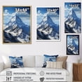 thumbnail image 4 of Designart "Alps Peaks France French wall decor II" France Floater Framed Wall Decor, 4 of 7