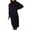 Black, variant on Women's Winter Maxi Sweater Dress Oversize Long Sleeve Knit Pullover Bell Loose
