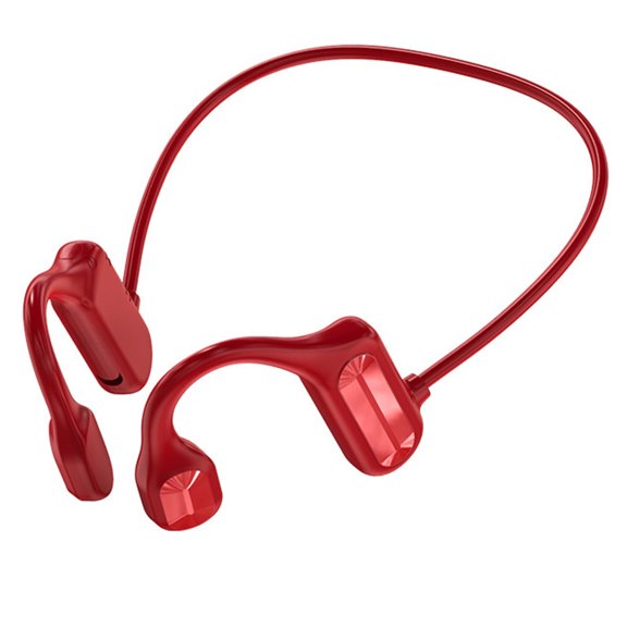 AOKID Bluetooth-compatible Earphone,Bluetooth-compatible 5.0 Earphone Ear Hook Bone Conduction Waterproof Wireless Sports Headphone for Mobile Phone