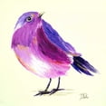 thumbnail image 3 of Pinto, Patricia 20x20 Black Modern Framed Museum Art Print Titled - Purple Bird I, 3 of 5