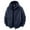 Dark Blue, variant on Versatile Top, Hooded Casual Waterproof Outdoor Jacket, Down Jacket, Black Xs