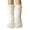White, variant on Extra Long Floor Socks for Adults Cozy Winter Home Sleeping Foot and Leg Warmers Soft Knit Comfort,Sizes One Size