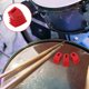 thumbnail image 1 of Luxshiny 3Ud Piezas De Para Soporte De Snare Drum Con Y Color Rojo, 1 of 8
