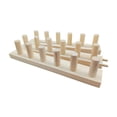 thumbnail image 2 of Zentra Chunky Blanket Looms Expandable Handmade Home Decor Hand Knitting Board for Hand 3 sections, 2 of 10