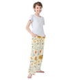 thumbnail image 3 of FORMRS Boys Pajama Pants with Pockets Size 13-14Y Kids Lounge Sleep Bottoms, Halloween Cute Ghosts, 3 of 8