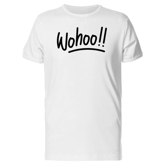 Monoline Wohoo!! Lettering Tee Men's -Image by Shutterstock