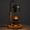 Black Metal Shade, variant on Mehoom Vintage Metal Candle Warmer Lamp with Dimmer, Timer, and 2 Bulbs for Bedroom and Living Room