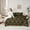 Gold, variant on Feelyou Orange Dragonfly Comforter Set 7pcs, Rustic Western Damask King Bedding Sets