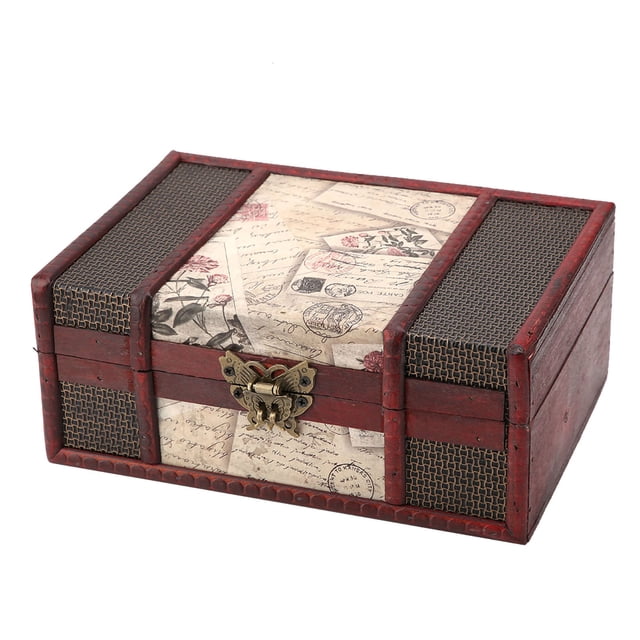 Storage Box, 9.1x6.3x3.9in Wooden Storage Box, For Storing Jewelry Room Decor Home Decor Storing Books