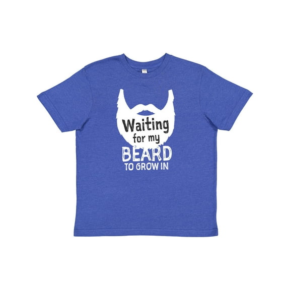 Inktastic Waiting for My Beard to Grow in Youth T-Shirt