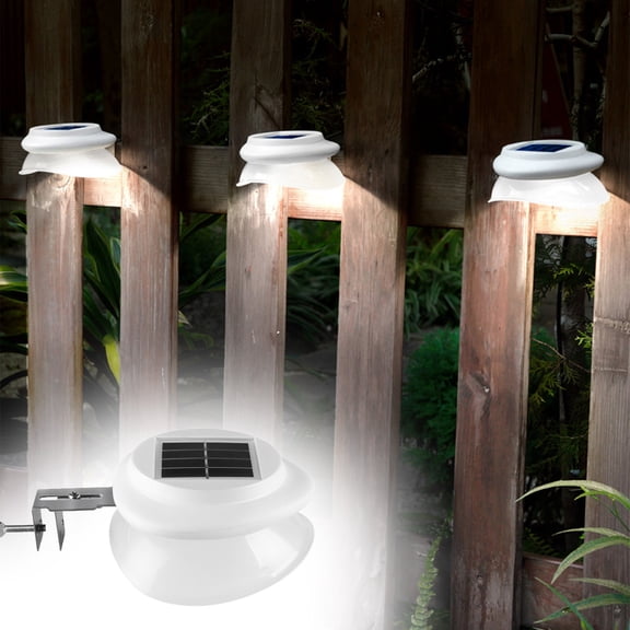 Gnmfd Solar Street Light Outdoor, IP65 Waterproof LED Flood Light with Motion Sensor, Dusk to Dawn Automatic On/Off, Warm White Solar Yard Light for Garden Driveway Fence Patio Security