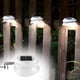 thumbnail image 1 of Farola solar | Foco LED exterior impermeable IP65 con sensor de movimiento | Luz de seguridad de anochecer a amanecer para jardín, patio, cerca y entrada, 1 of 6
