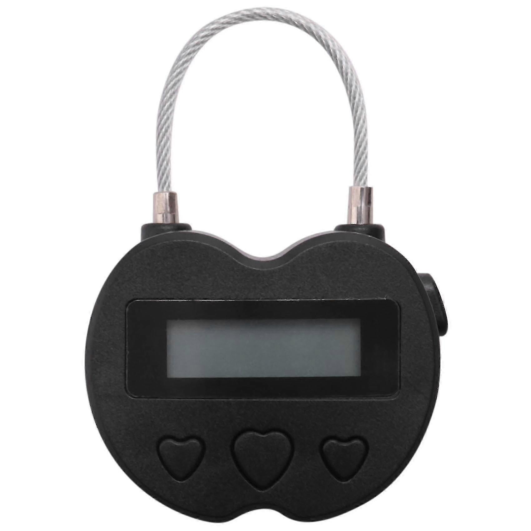 Mobile Timer Lock Smart Time Lock Lcd Display Time Lock Usb Rechargeable Temporary Timer ...