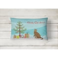 thumbnail image 2 of Carolines Treasures CK4780PW1216 Ocicat 2 Cat Merry Christmas Canvas Fabric Decorative Pillow, 12H x16W, multicolor, 2 of 4