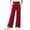 Red, variant on YUANxueke Girls Ribbed Knit Pants Casual Soft Comfy Elastic Waist Wide Leg Pants with Pockets for 5-15 Years