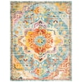 thumbnail image 2 of SAFAVIEH Crystal Debra Southwestern Area Rug, Orange/Teal, 10' x 14', 2 of 12