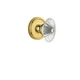 thumbnail image 2 of Grandeur Geobur_Prv_234 Georgetown Solid Brass Rose Privacy Door Knob Set - Brass, 2 of 2
