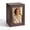 Brown, variant on XIUDA Small Wooden Urn for Human Ashes - Decorative Keepsake Box with Photo Frame