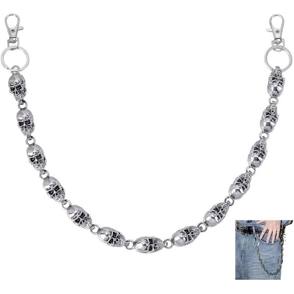 1Pc Punk Heavy Pants Chain Cool Biker Chains Wallet Chains DIY for Men Pants Jeans Wallet Decoration