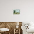 thumbnail image 5 of Stupell Industries Lone Person Floral Blossom Meadow Quaint Scene Painting Gray Framed Art Print Wall Art, Design by Lettered and Lined, 5 of 5