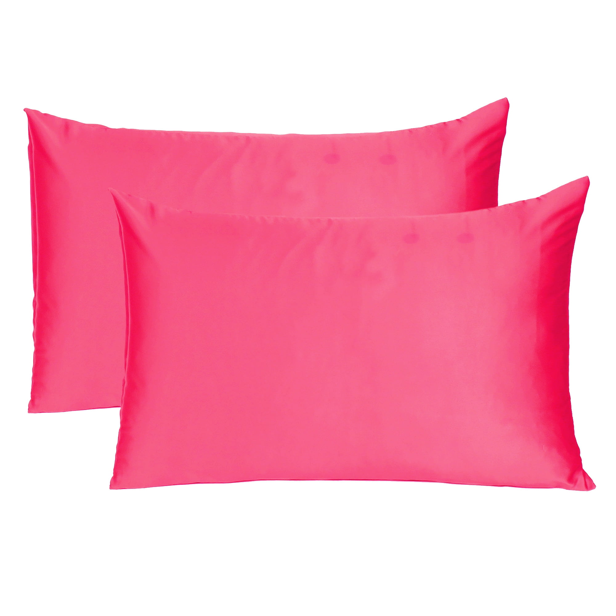 Solid Satin Standard Pillow Case Cushion Cover Bedding Pillowcase For Bedroom 