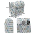 thumbnail image 5 of Marble Print Lounger Chair Bag, Abstract Pastel Honeycomb Pattern and Various Ornamental Hexagons, High Capacity Storage with Handle Container, Lounger Size, White and Multicolor, by Ambesonne, 5 of 5