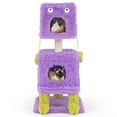 thumbnail image 1 of Gymax Cat Tree Cute Monster-Themed Cat Tower w/ 2 Private Condos & Soft Long Plush, 1 of 10