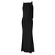 thumbnail image 4 of Vestido liso de un solo hombro para mujer - Vestido largo de poliéster, cuello redondo, cintura alta, adecuado para fiestas/vacaciones, S-L, 4 of 4