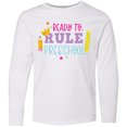 thumbnail image 3 of Inktastic Ready To Rule Preschool Back to School Long Sleeve Youth T-Shirt, 3 of 5