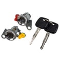 thumbnail image 2 of Door Lock Cylinders Tumbler with Key Set Fit for Toyota Corolla Geo Prizm 69052 12340 69052 12360 1993 1994 1995 1996 1997, 2 of 3
