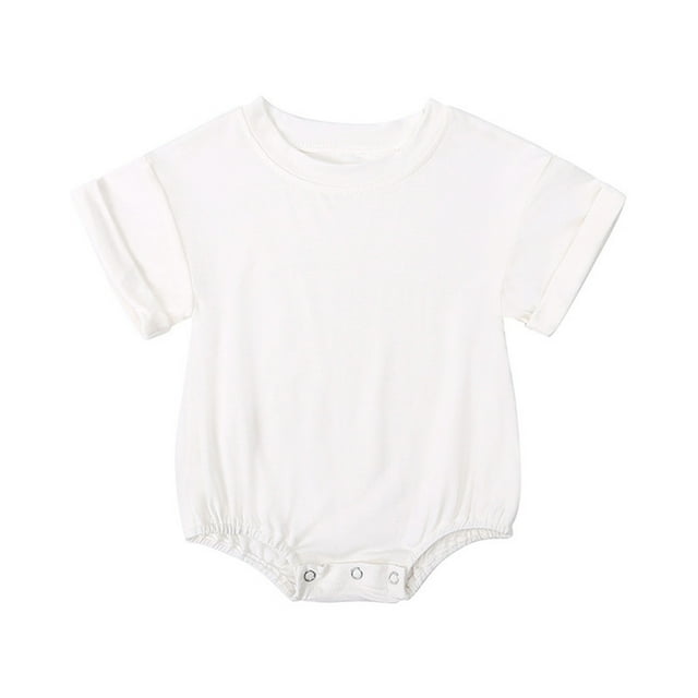 Timegard Baby Onesie Boy Girl Toddler Short Sleeve Infant Outfit Clothes Newborn Summer Rompers Unisex