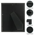 thumbnail image 3 of Unique Bargains 8x10 Shadow Box Frame Wooden Dried Flower Photo Frame Floating Photo Frame Black, 3 of 7