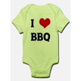 thumbnail image 1 of CafePress - I Love BBQ Infant Bodysuit - Baby Light Bodysuit, 1 of 1