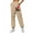 Khaki, variant on Summer Pants for Women Elastic Drawstring Pant Song Maternity Pants Womens Loose Fit Casual Plaid Fashion Pajamas for Women Suit Sequin Straight Leg Trouser Work 70s Red S