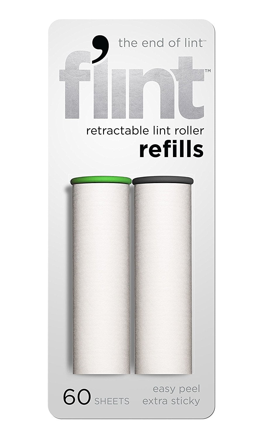 Lint Roller Refills (2 Pack), REFILL & REUSE Flint Lint Roller