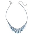 thumbnail image 1 of INC International Concepts Silver-Tone Pavé Stick Statement Necklace, 17″ + 3″ Extender, 1 of 2