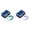Cyan 1PCS & Purple 1PCS, variant on Silicone Nose For Swimming Diving And Water Sports Nose, C 1PCS & Orange 1PCS
