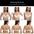 thumbnail image 5 of Wingslove Women's Strapless Push Up Bra Plus Size Full Figure Underwire Multiway Contour Bra,White 32B, 5 of 6