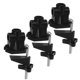 thumbnail image 5 of 3PCS Clips de lámpara de mesa de aleación de aluminio Soporte de lámpara de escritorio de metal Base fija universal Brazo oscilante en vivo Clip inferior Accesorios de hardware para uso doméstico, 5 of 5